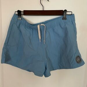 Light Blue Patagonia Barely Baggies Shorts 2.5”